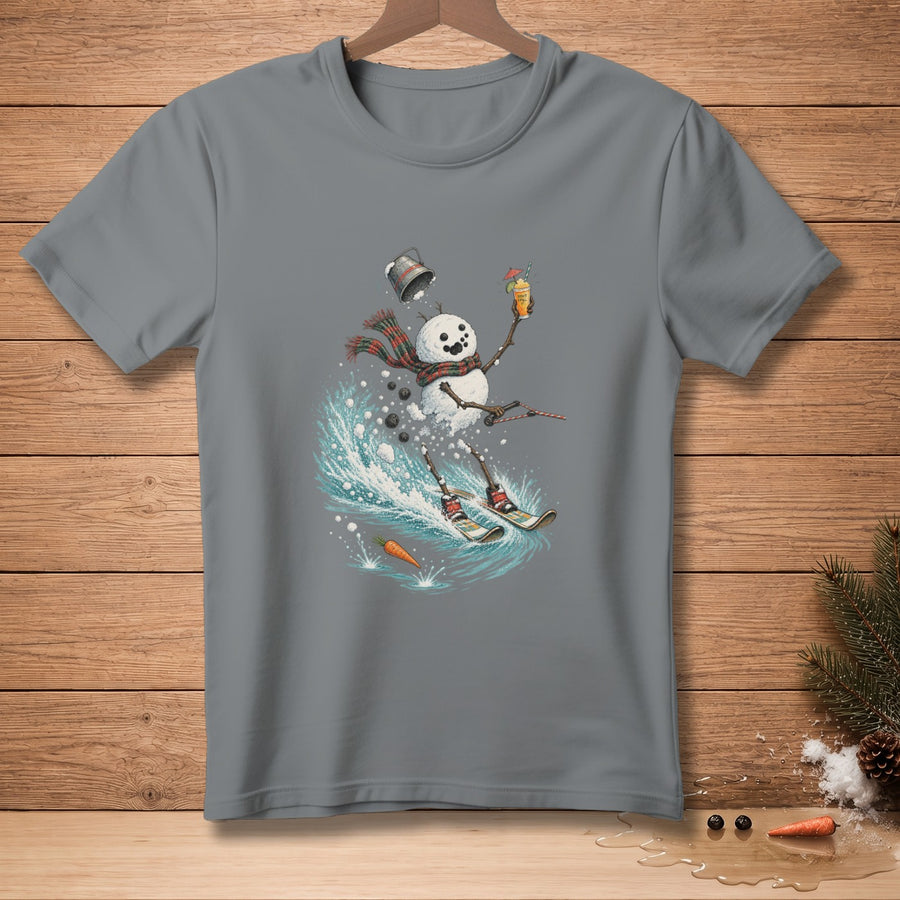 Midsummer Meltdown: Water Skiing With A Drink ~ Comfort Colors Premium T-Shirt