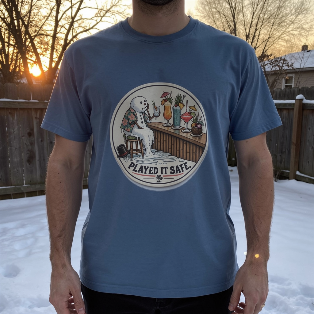 lifestyle scene ~ Played It Safe ~ Comfort Colors Premium T-Shirt