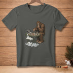 Bigfoot plays chess with a fallen bucket and spilled milk, with text "Your Move".