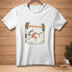Melting snowman wearing a Hawaiian lei with text "STILL GOT IT."