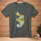Snowmen slide down a yellow water slide with text "BEST RIDE EVER".