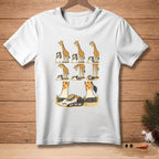 Giraffes and melting snowmen with cameras and hats, text "GOT THE SHOT".