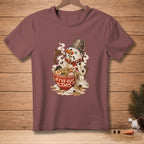 Snowman eating ramen with text "I'VE GOT THIS" on red bowl.