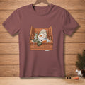 Snowman in a wooden tub with a towel on head, text "I PAID FOR 30 MINUTES."