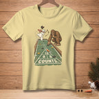 Snowman and Bigfoot play shuffleboard, text reads "10, 8, 8 Counts."