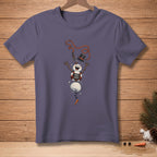 T-shirt with a falling snowman graphic that says "Trust the Process."