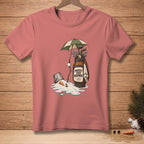 T-shirt graphic of a melting snowman and golf bag with text "PROTECT YOUR EQUIPMENT."