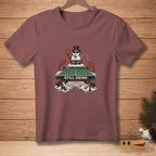 Snowmen playing ping pong on a table tennis table with score 348-347 and text "STILL GOING."
