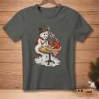 Snowman eating lobster with text "THIS FEELS PERSONAL."